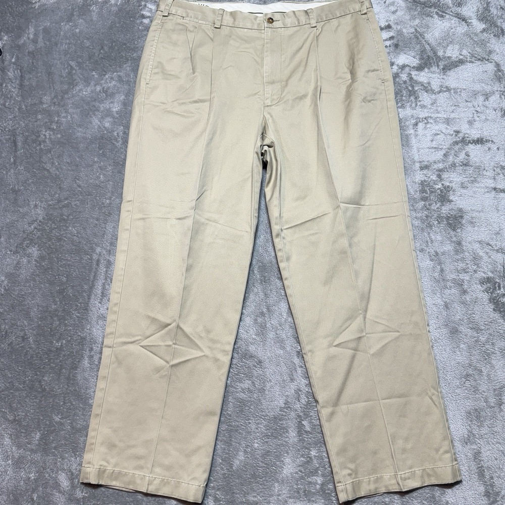 Vintage Orvis Sporting Traditions Chino Pants Mens 40x30 Khaki Stretch